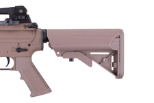 Karabin ASG LMT M4 Defender RIS Elektryczny - tan