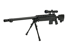 Karabin snajperski ASG Well MB4407D - z lunetą i dwójnogiem