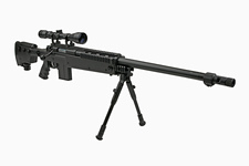 Karabin snajperski ASG Well MB4407D - z lunetą i dwójnogiem
