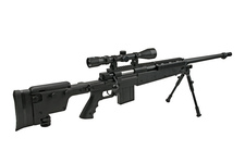 Karabin snajperski ASG Well MB4407D - z lunetą i dwójnogiem