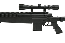 Karabin snajperski ASG Well MB4407D - z lunetą i dwójnogiem