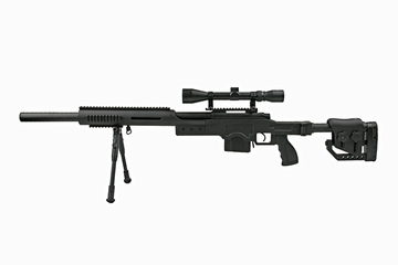 Replika karabinu snajperskiego WELL MB4410D - z lunetą i dwójnogiem