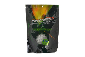 Kulki Rockets Professional BIO 0,25g - 1kg - białe