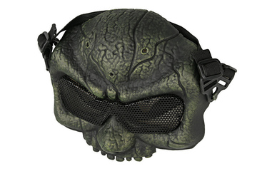 Maska Ultimate Tactical MAS-58 - ciemnozielona