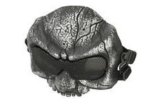 Maska Ultimate Tactical MAS-58 - srebrna