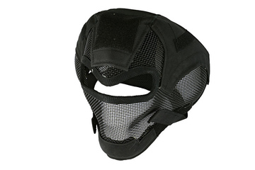 Pełna maska stalowa Ultimate Tactical V7 - czarny