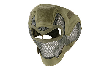 Pełna maska stalowa Ultimate Tactical V7 - olive