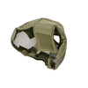 Pełna maska stalowa Ultimate Tactical  V7 - olive