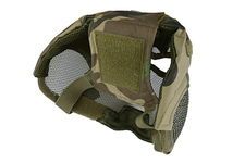 Pełna maska stalowa Ultimate Tactical  V7 - woodland