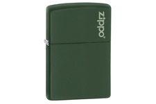 Zapalniczka ZIPPO Green Matte z małym logo Zippo