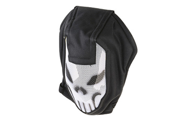 Pełna maska stalowa ULTIMATE TACTICAL Ventus - czarno-biała