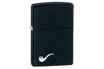 Zapalniczka Zippo Fajka, Black Matte