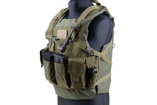 Kamizelka taktyczna typu Chest Rig - oliwkowa