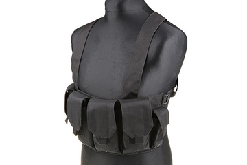 Kamizelka taktyczna typu Chest Rig - czarna