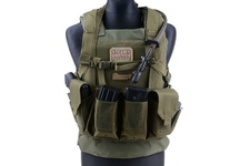 Kamizelka taktyczna typu Chest Rig - czarna