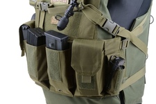 Kamizelka taktyczna typu Chest Rig - czarna