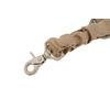 Jednopunktowy pas nośny GFC Tactical Bungee z montażem - tan