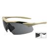 Okulary Wiley X Vapor Grey/Clear - Tan Frame