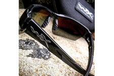 Okulary balistyczne Wiley X Saint Polarized Green Gloss - Black Frame