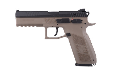 Pistolet GBB CZ P-09 flat dark earth - zestaw