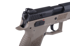 Pistolet GBB CZ P-09 flat dark earth - zestaw